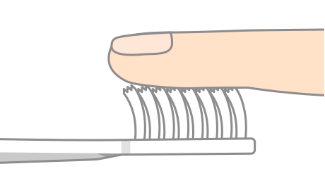毛のかたさは、歯ぐきの状態に合わせて選ぶ