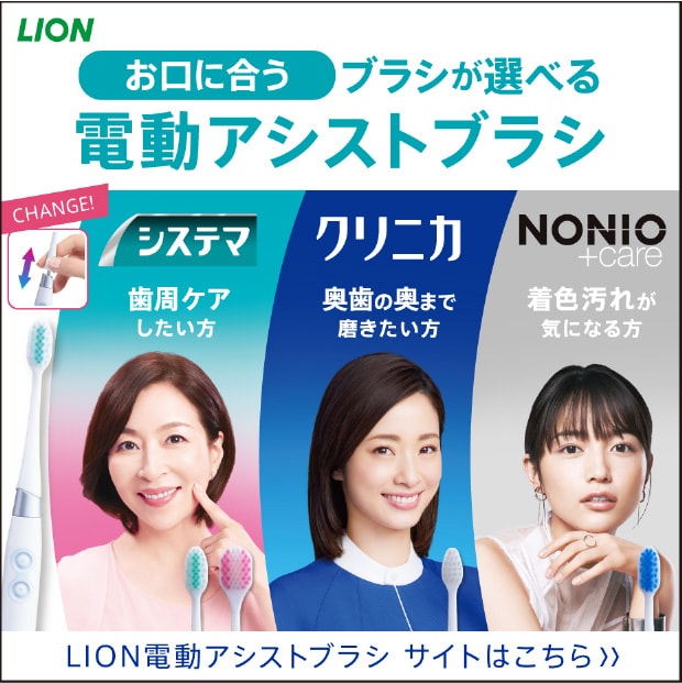 LION電動アシストブラシサイトはこちら