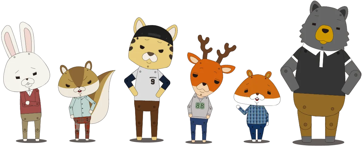 紙兎ロペキャラクターたち