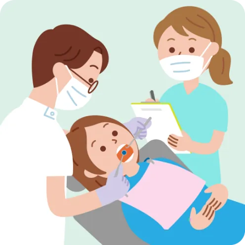 健診のイラスト